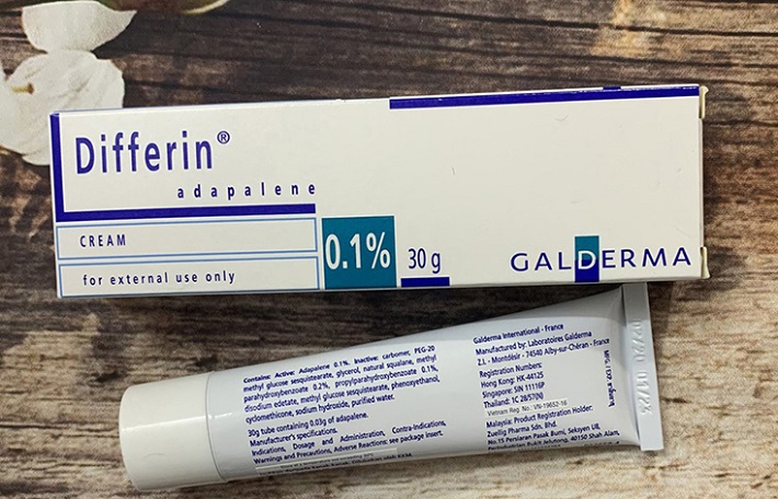 Kem trị mụn Differin Adapalene Cream 0.1%